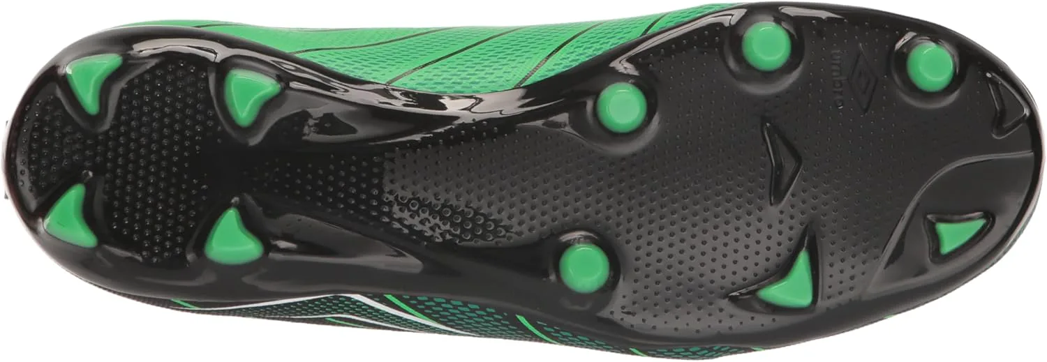 Футбольные бутсы Umbro Men's Velocita Elixir Club Fg, черный/зеленый/белый — фото 4