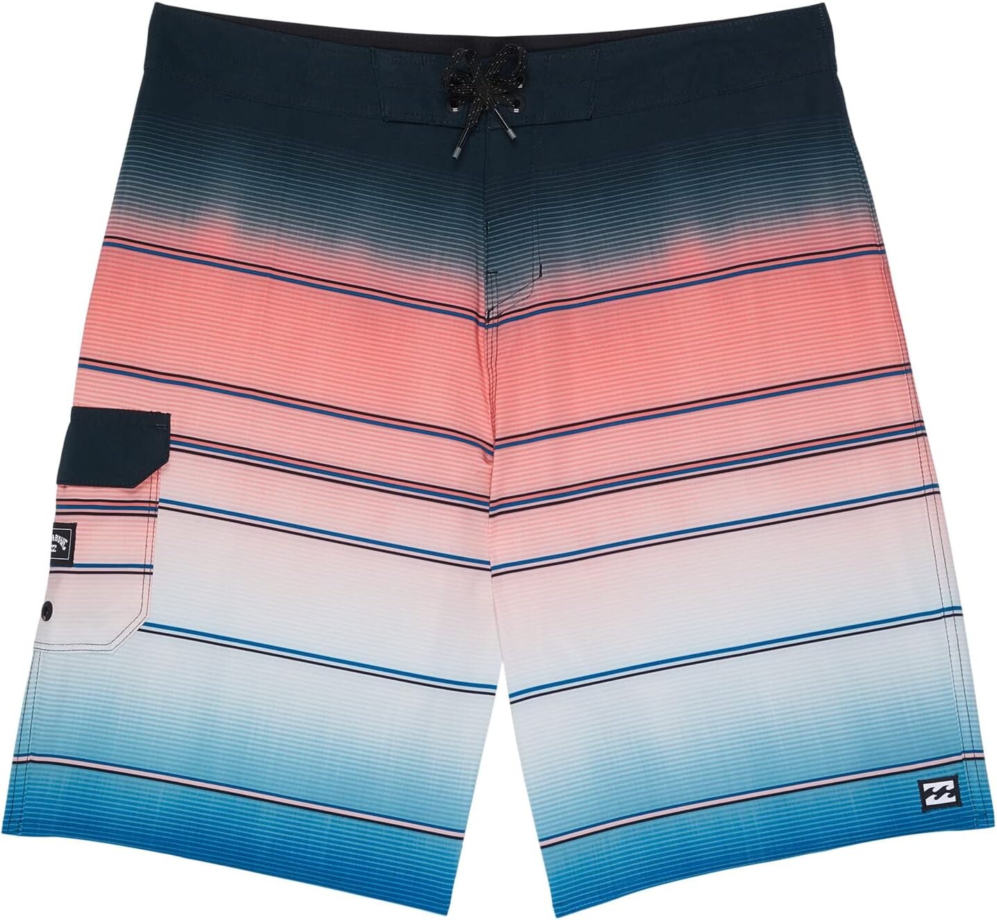 

Шорты для плавания Billabong Kids All Day Stripe Pro Boardshorts, цвет Red/White/Blue