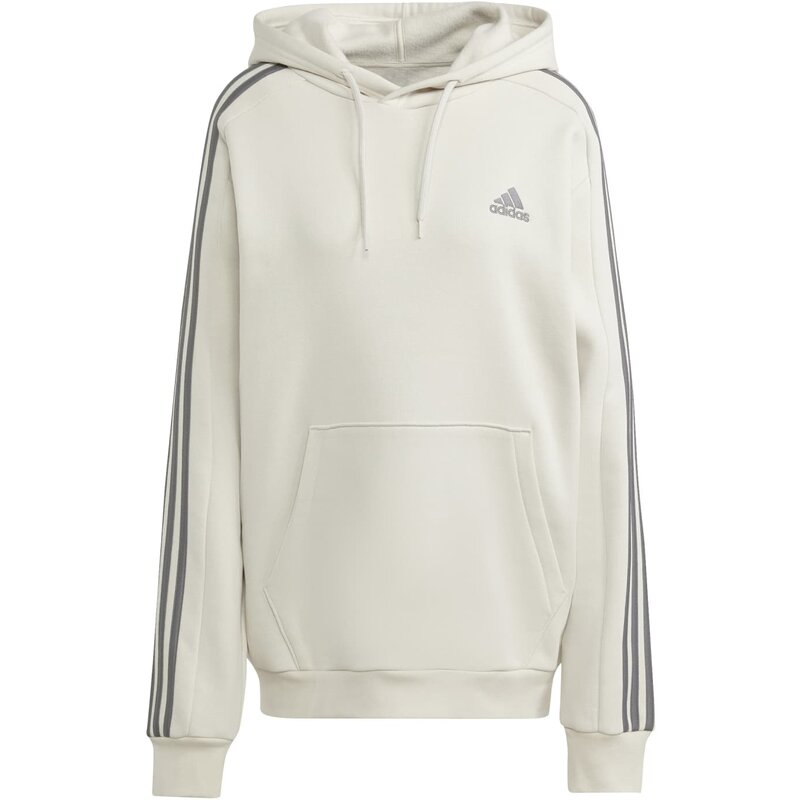 

Худи Essentials с тремя полосками (стандартная и длинная) Adidas, цвет alumin