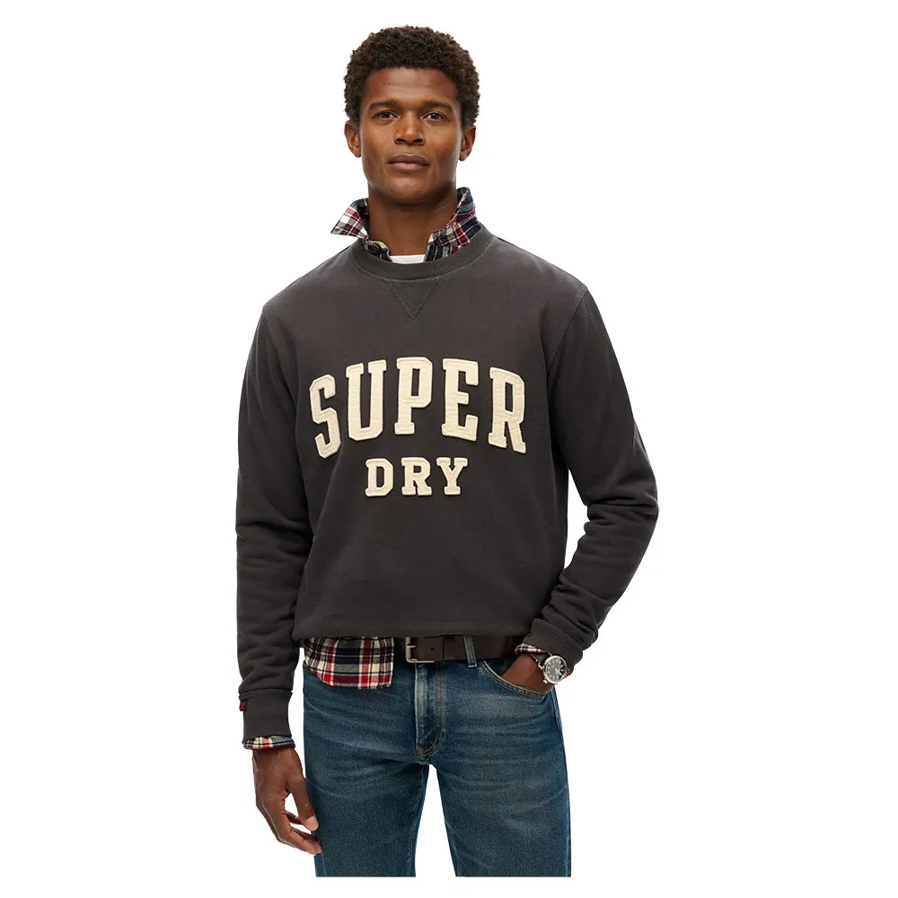 

Толстовка Superdry Vintage Athletic, черный