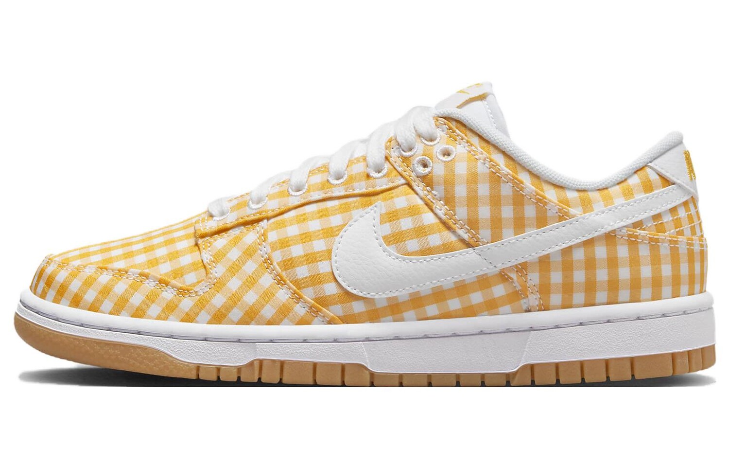 

Женские кроссовки для скейтбординга Nike Dunk, White/Yellow