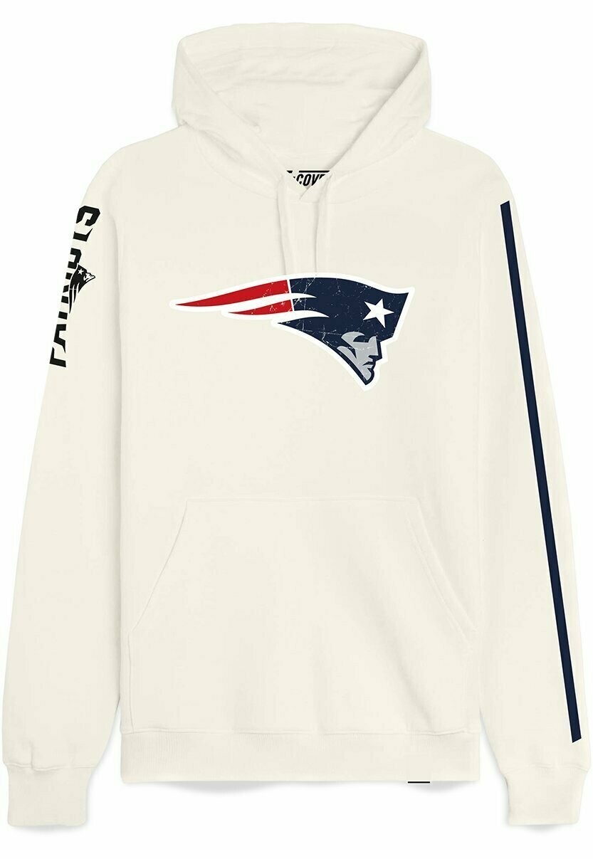 

Толстовка с капюшоном NFL NEW ENGLAND PATRIOTS ECRU Re:Covered, белый