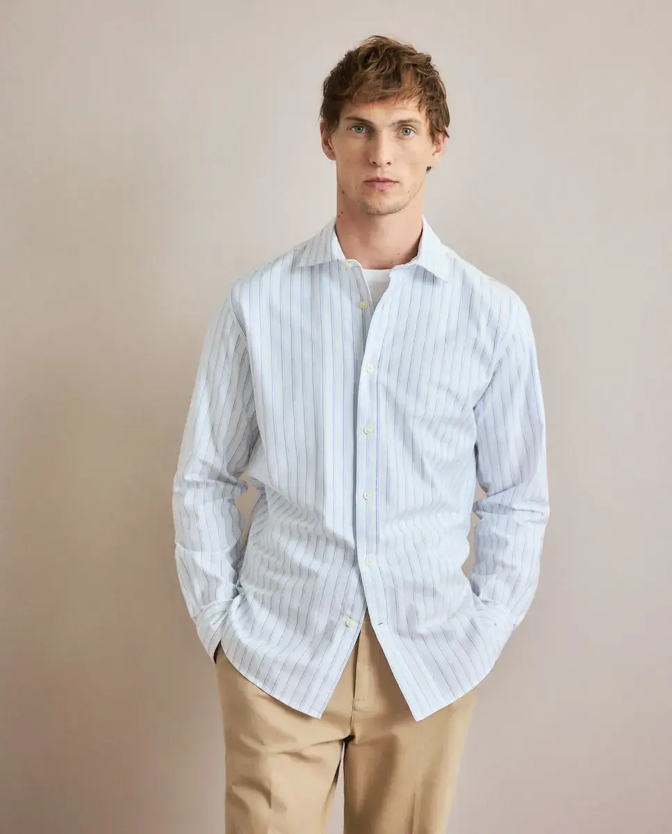 

Мужская спортивная рубашка с длинным рукавом Emidio Tucci, белый