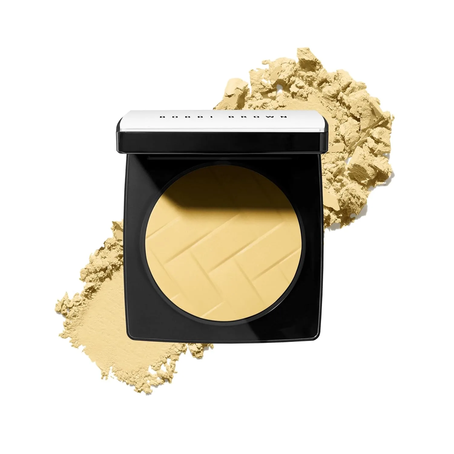 Прессованная пудра Bobbi Brown с витаминами | Увлажняющая фиксирующая пудра для макияжа, выравнивающая тон кожи | Витамин B, 0,28 унции, 01 Yellow (Soft, warm yellow)