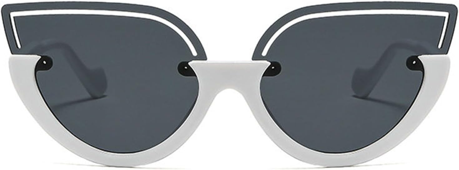 

Солнцезащитные очки «кошачий глаз» без оправы для женщин. Модные ретро-солнцезащитные очки в стиле «кошачий глаз». Дизайнерские солнцезащитные очки 2025 года. Защита от ультрафиолета UV400 helena, C4