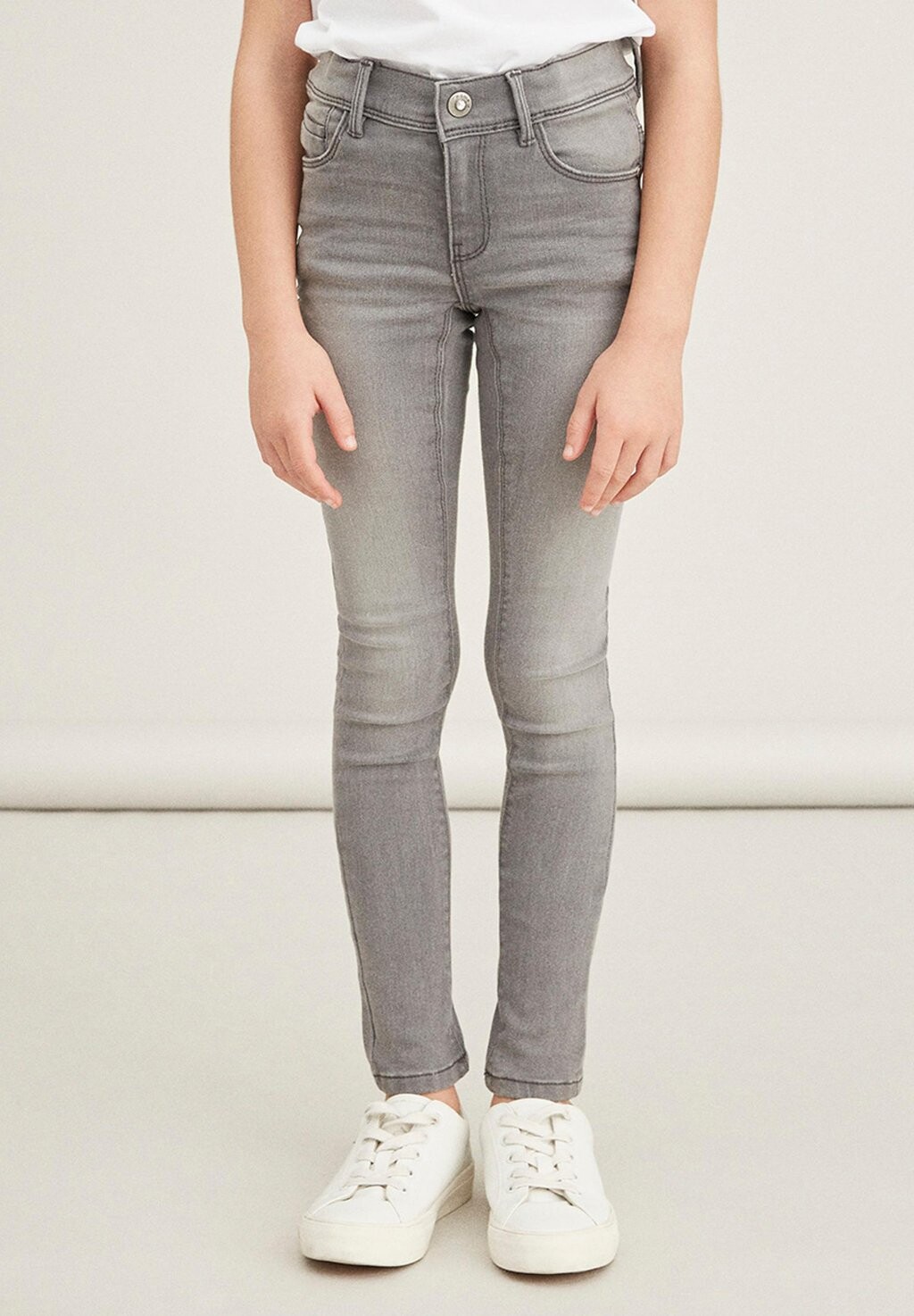 

Джинсы Skinny Fit Nkfpolly Pant Name it, цвет light grey denim