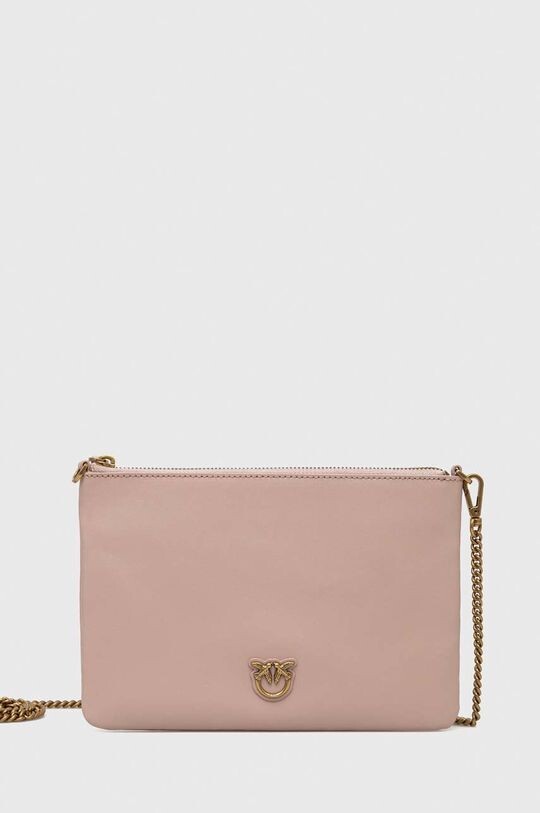 

Кожаная сумочка Pinko, розовый