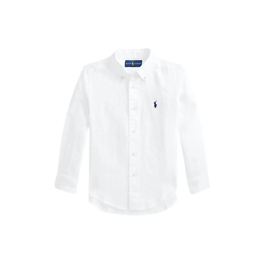 Футболка весна осень Kids' Polo Ralph Lauren, белый — фото 2