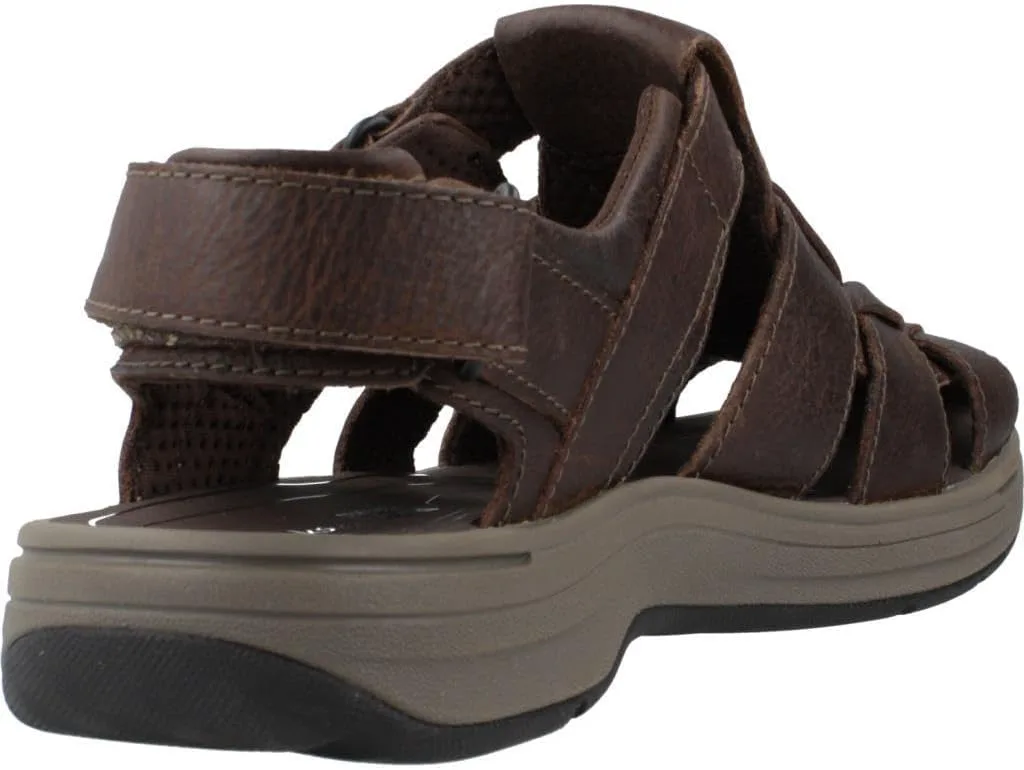 Шлепанцы Clarks mens Saltway Cove, темно-коричневый — фото 2