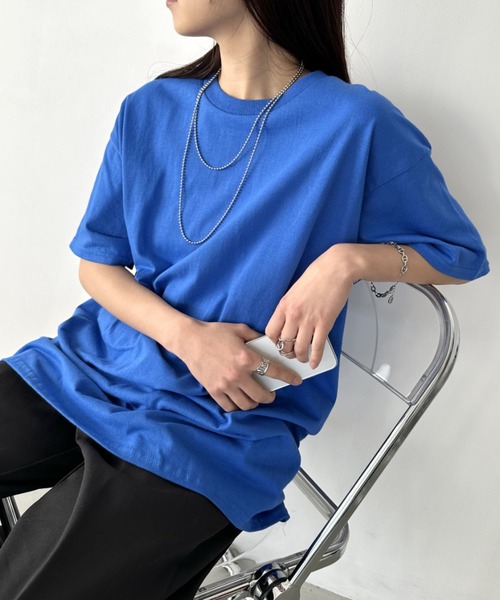 

Футболка с коротким рукавом, однотонная, с круглым вырезом, свободного кроя, 100% ультрахлопок, 178 г GILDAN, синий