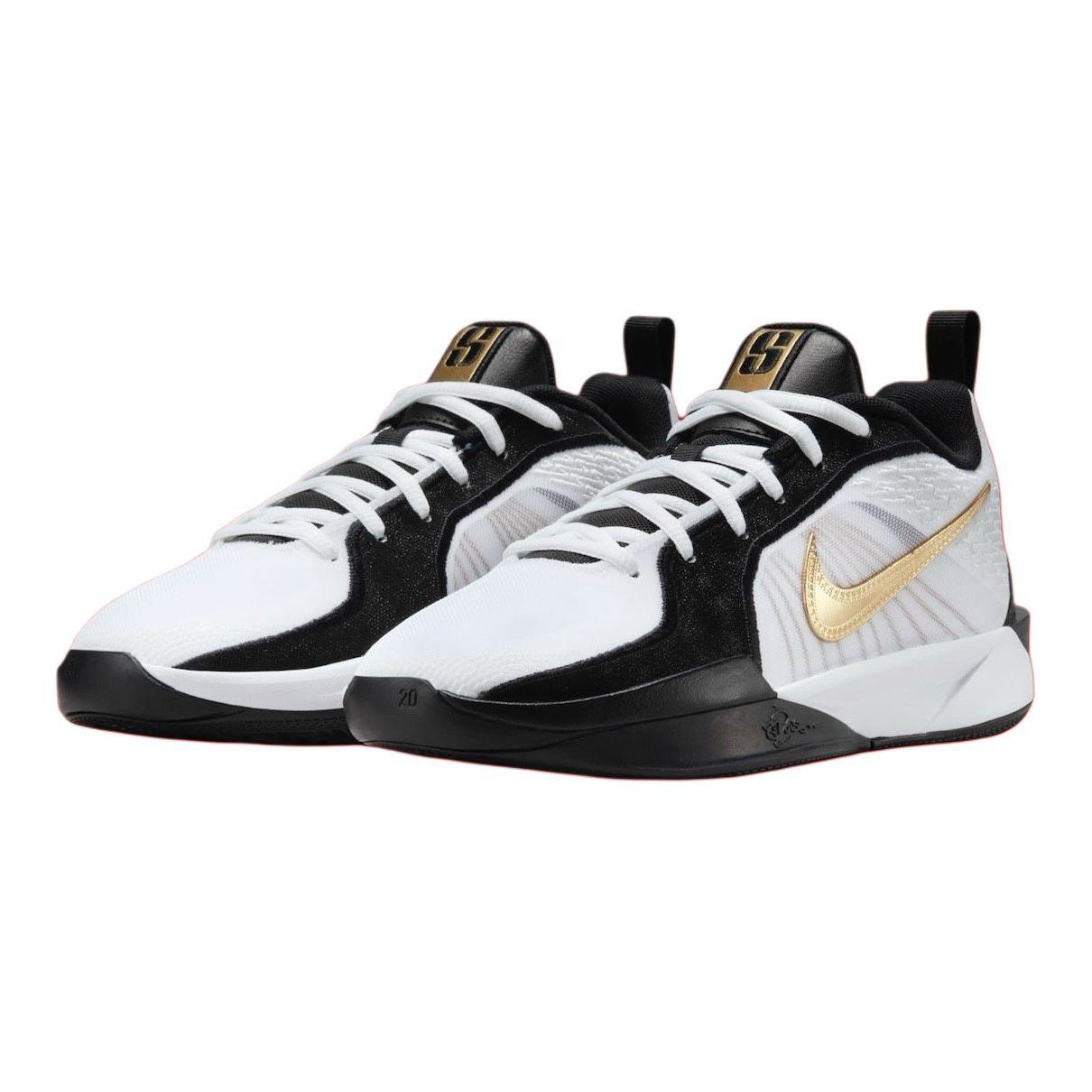 Nike Sabrina 2 Gold Quest GS Белый Черный Золотой — фото 2