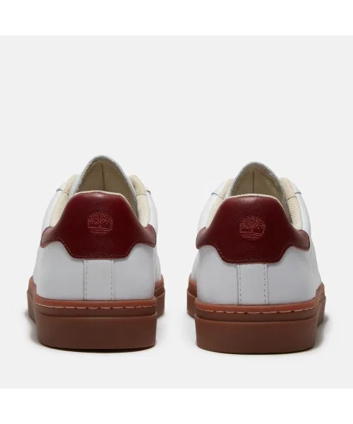Мужские белые кроссовки из кожи Timberland Lisbon Essential — фото 4