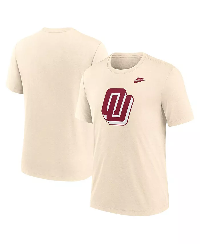 

Мужская футболка трикотажная Oklahoma Sooners Vault Logo, кремовая Nike