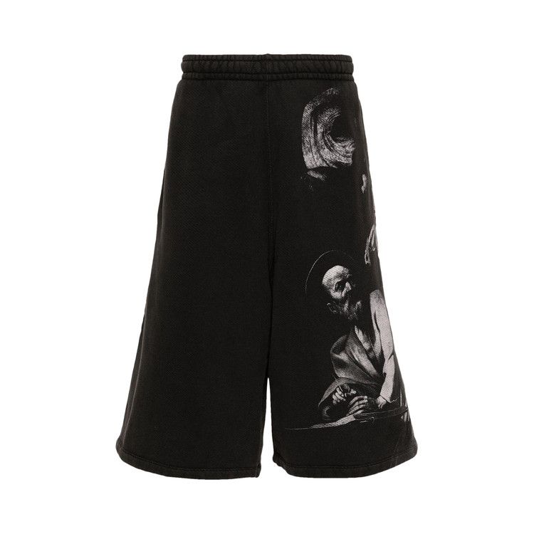 

Шорты Off-White S. Matthew Cotton Track Shorts, Black