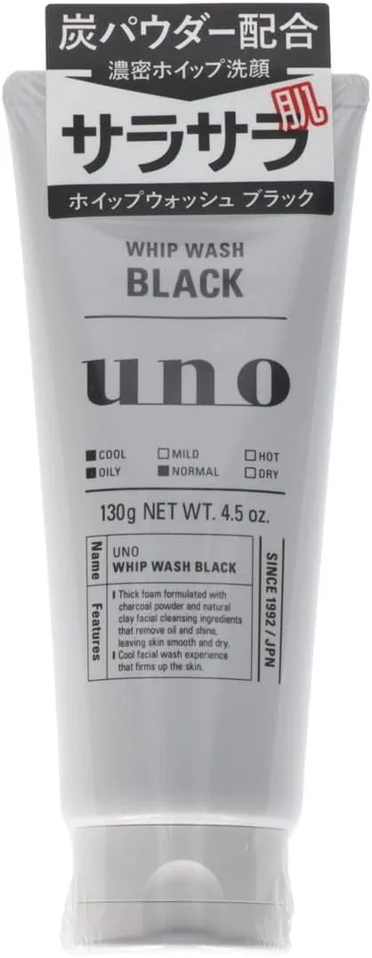 Гель для умывания Uno — Whipped Wash, черный, x, 130 г