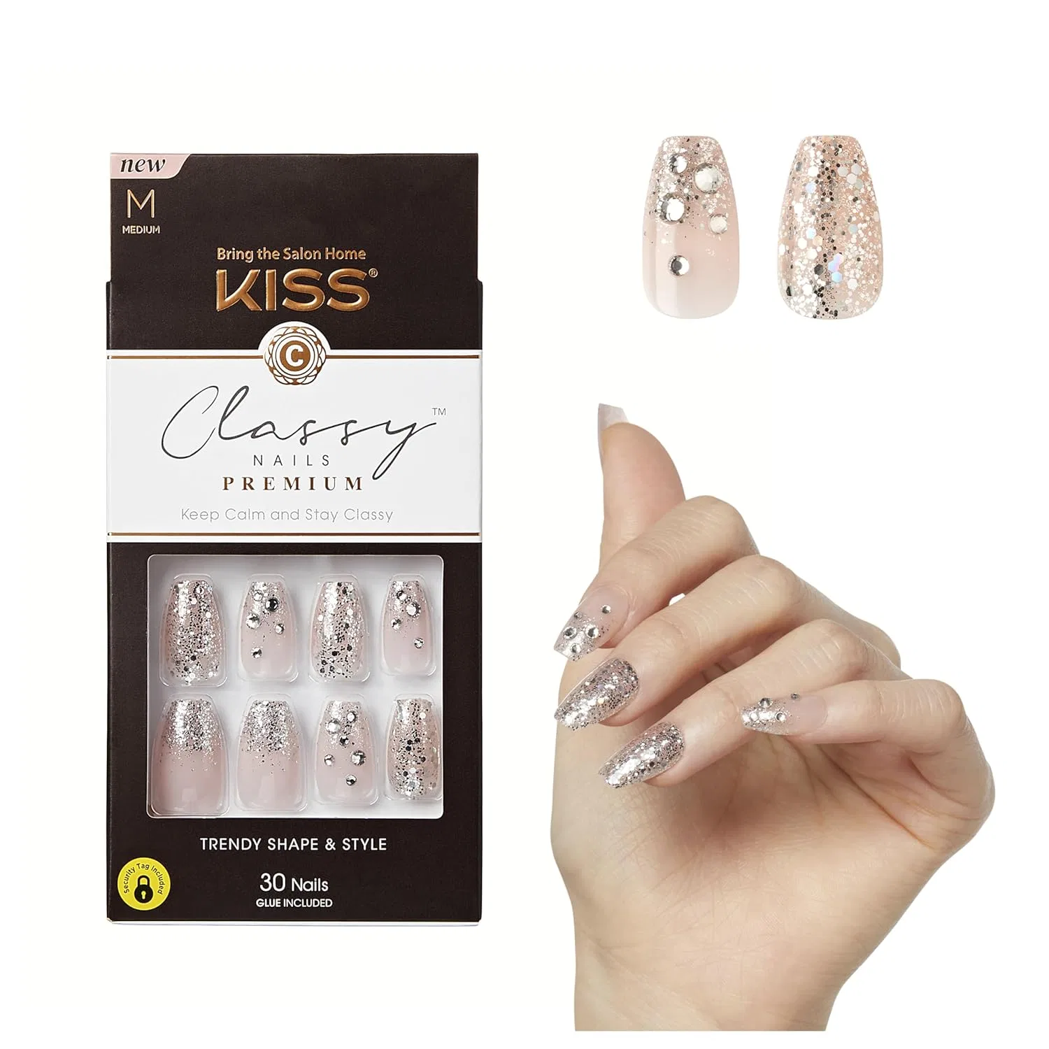 Накладные ногти KISS Classy Nails Premium «My Muse» Kiss
