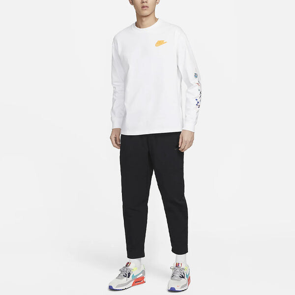 Футболка Nike Sportswear Tee 'White', белый — фото 3