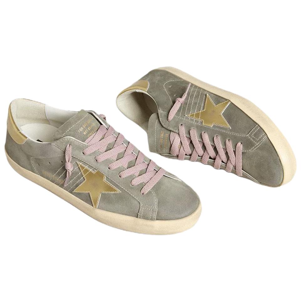 Кроссовки для скейтбординга Super Star Low Top мужские gray Golden Goose, серый — фото 4