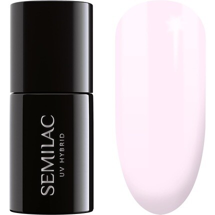 

УФ-лак для ногтей French Beige Milk 051 7 мл - розовый цвет, Semilac