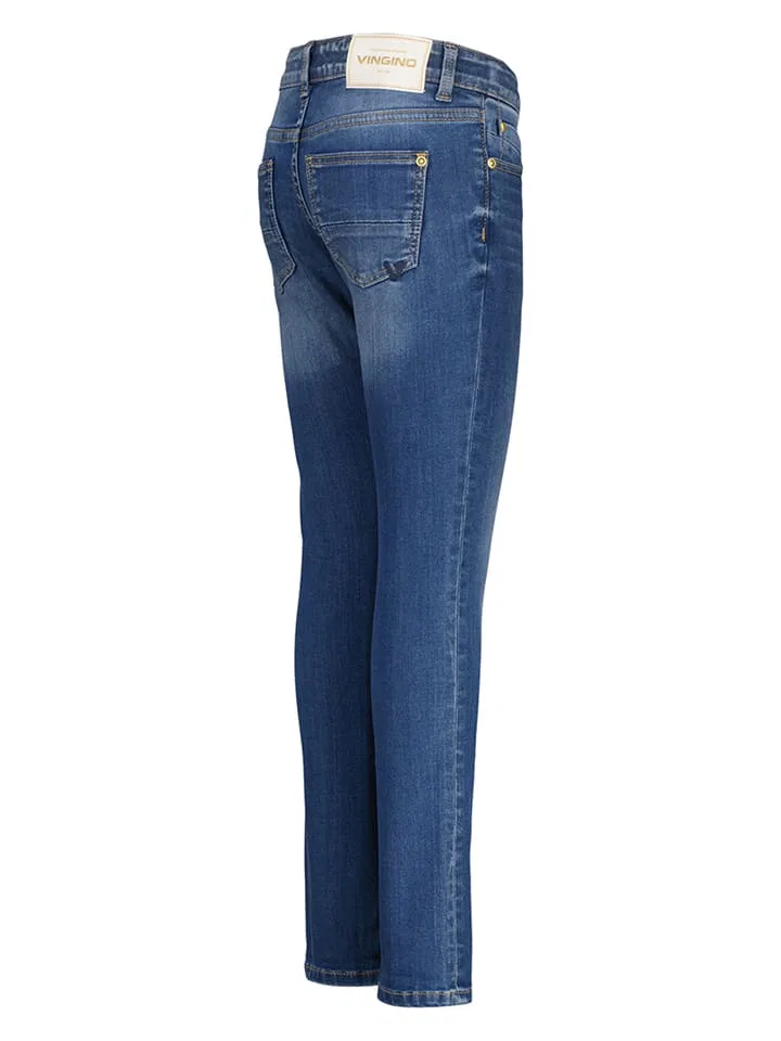 Джинсы skinny fit Vingino, голубой — фото 3