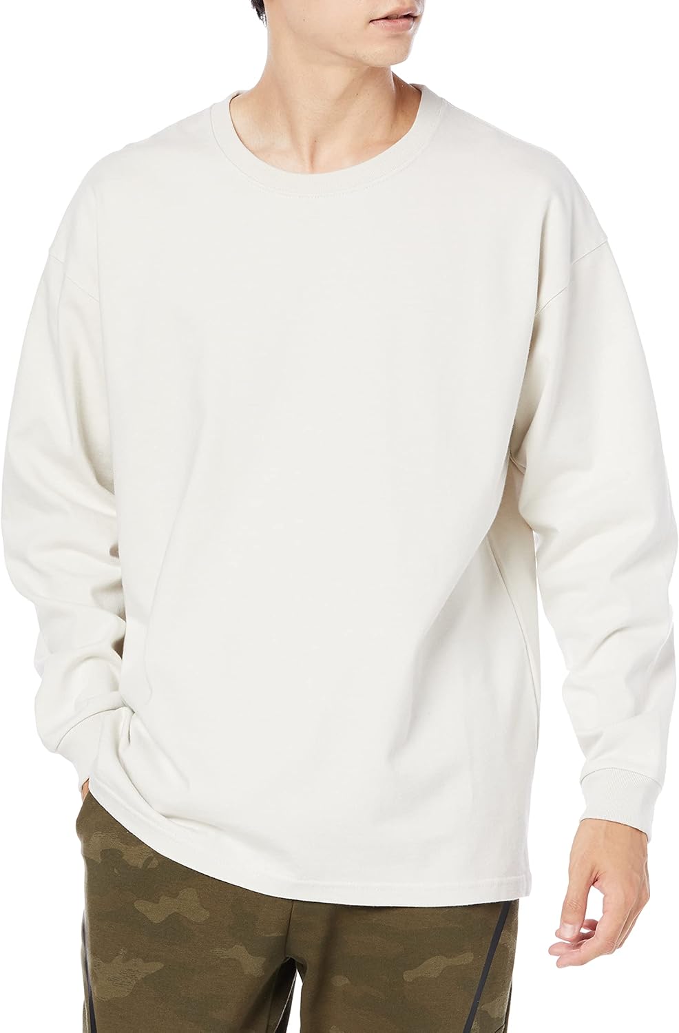 

Футболка с длинными рукавами LIFEMAX, плотная, 10,2 унции, сверхтяжелая, бежевый