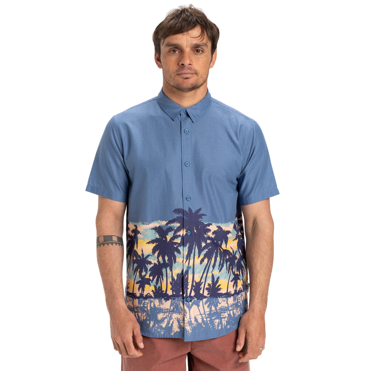 

Мужская рубашка Quiksilver Apero Classic Engineered, серый