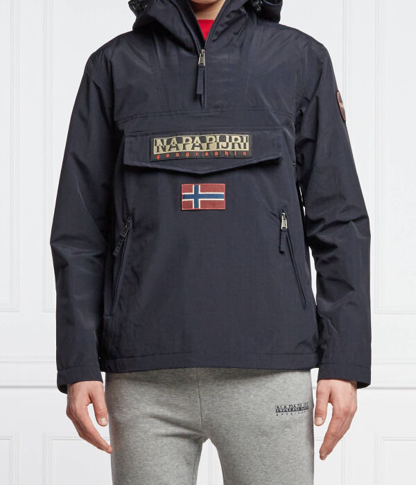 

Анорак Napapijri Rainforest с логотипом, синий