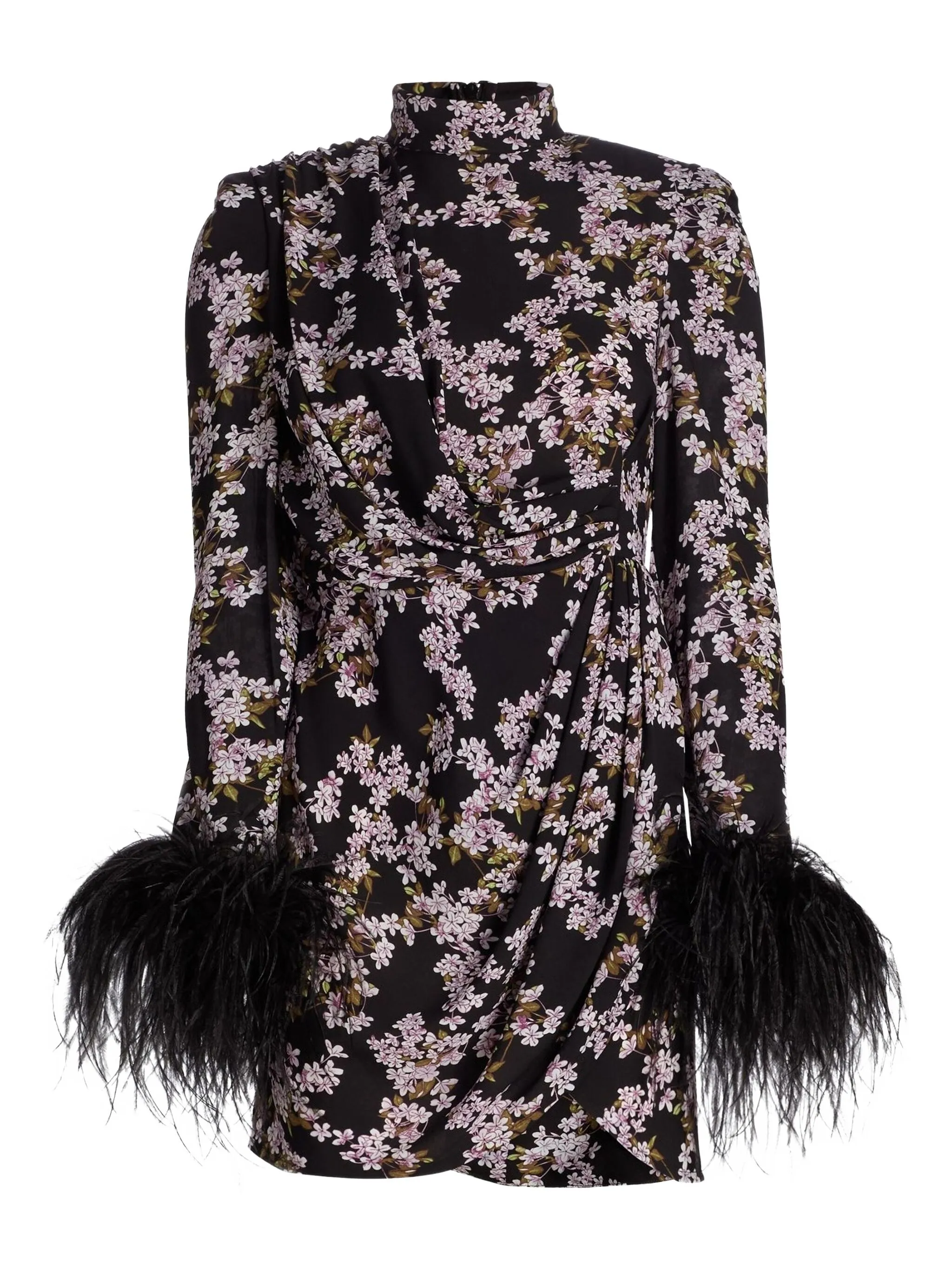 

Платье мини Nadine с цветочным принтом Bronx And Banco, черный