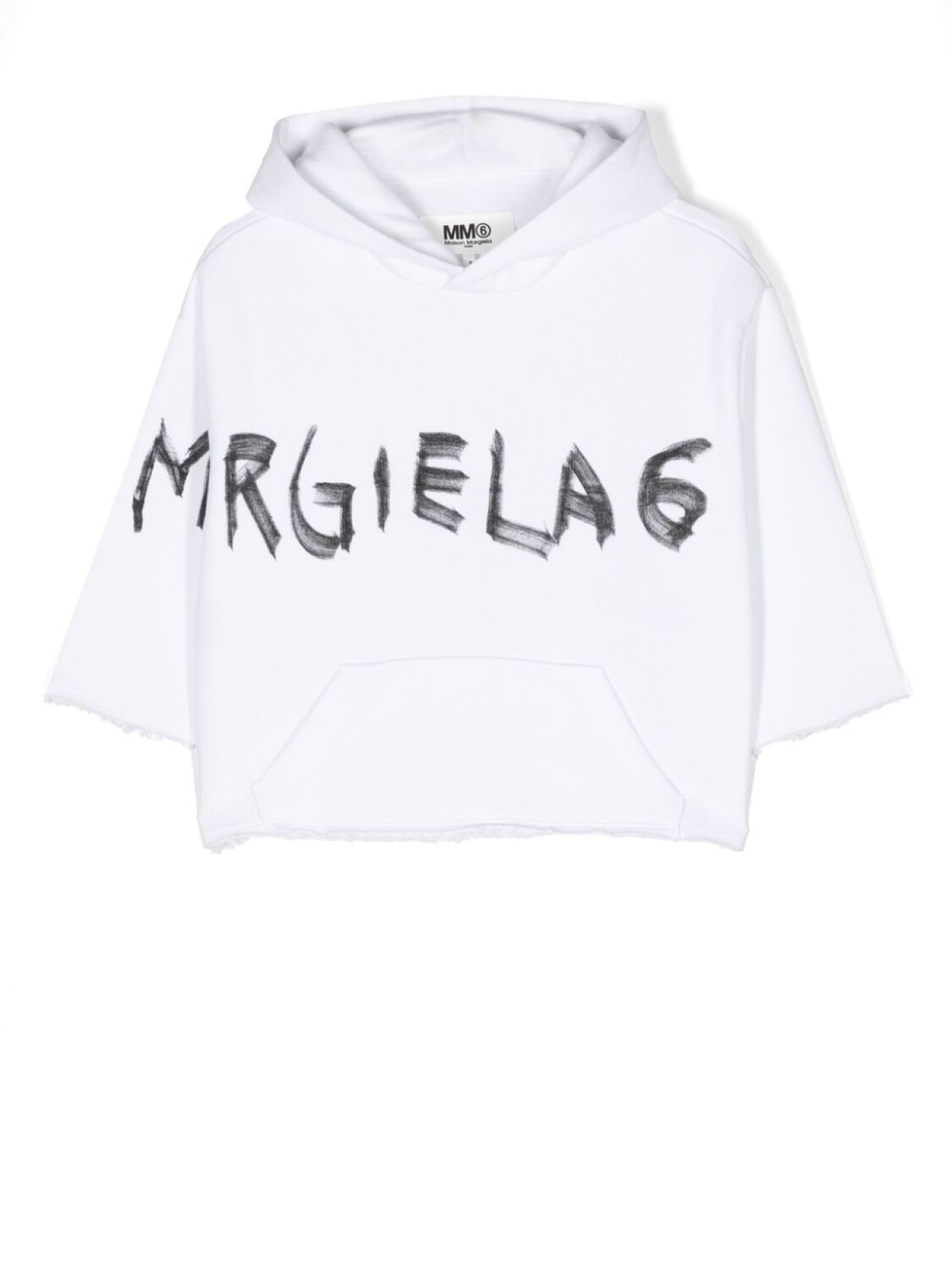 

MM6 Maison Margiela Kids худи с логотипом, белый