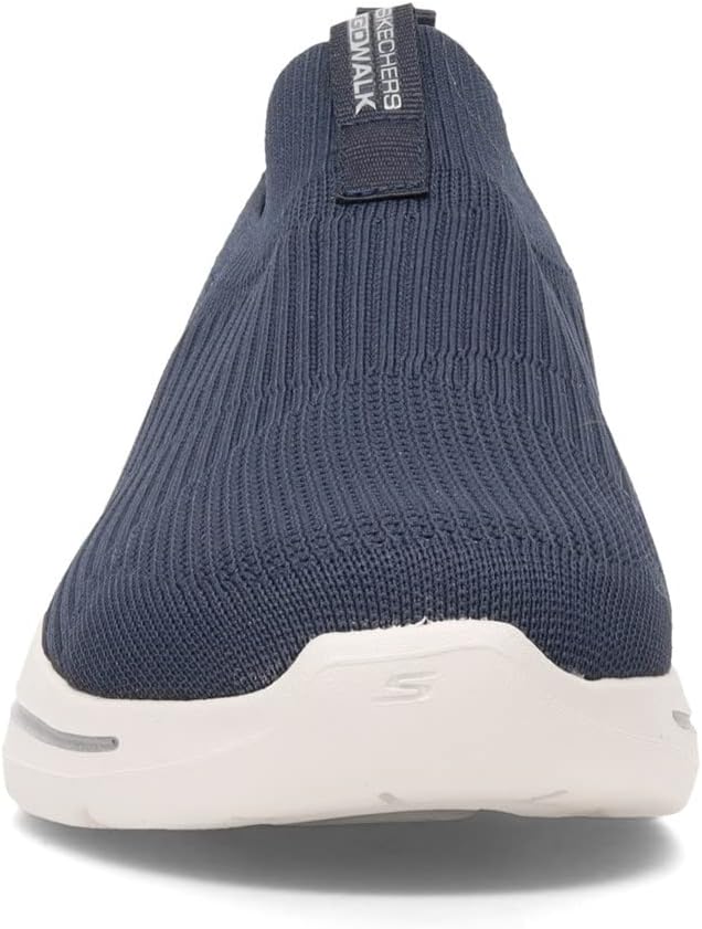 Мужские кроссовки Skechers GoWalk Arch Fit Stretch Fit слипоны для спорта и повседневной носки, темно-синий — фото 4