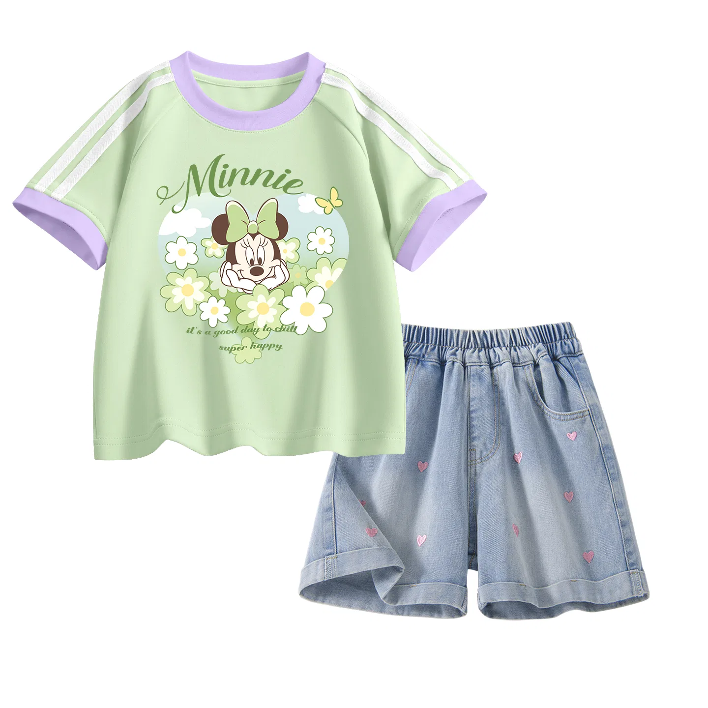 Детский спортивный костюм Disney Casual Sportswear 2 Piece Set, желтый и темно-синий — фото 4