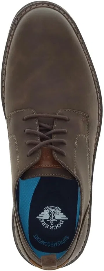 Мужские оксфорды Dockers Easedale, Dark Brown — фото 4