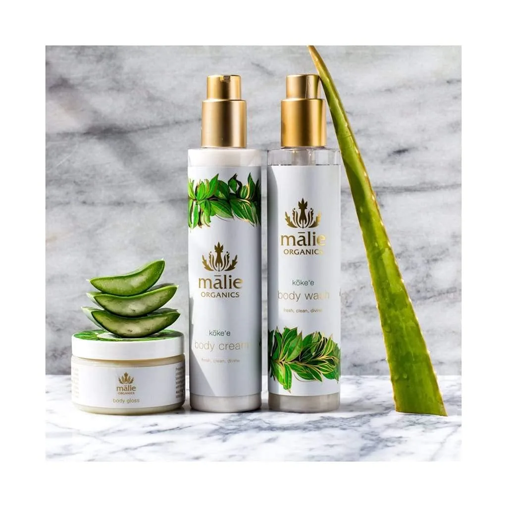 Увлажняющий крем для тела Malie Organics, успокаивает и защищает кожу, 7,5 жидких унций. 29,6 мл (1 шт.) — фото 2
