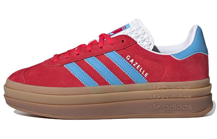 

Adidas originals Gazelle Обувь для скейтбординга унисекс, Vivd Red/Bliss Blue/Footwear White