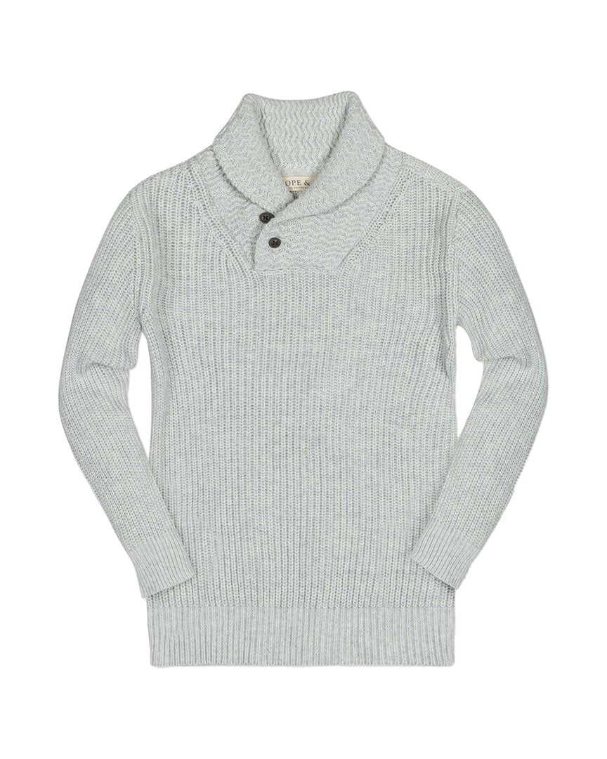 

Хоуп & Генри свитер с шальным воротником на пуговицах HOPE & HENRY, серый