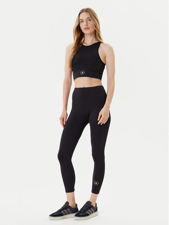 Спортивный бюстгальтер Training JW4545 Adidas By Stella Mccartney, чёрный — фото 2