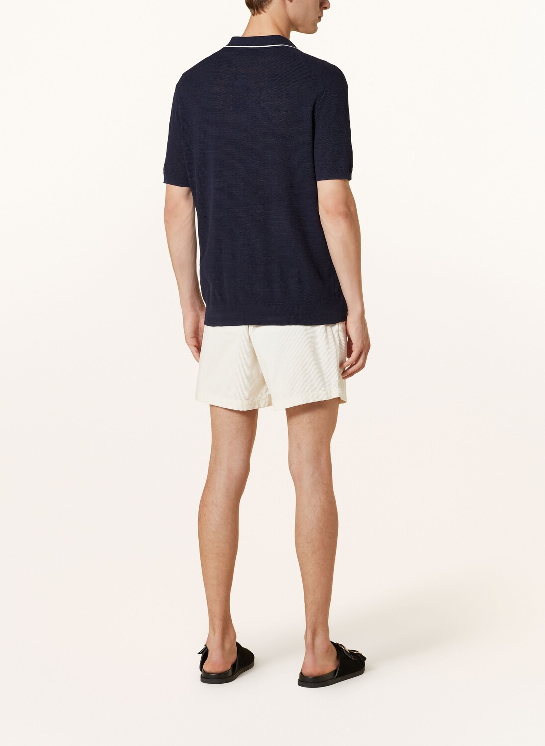 Вельветовые шорты классического кроя POLO RALPH LAUREN, белый — фото 3