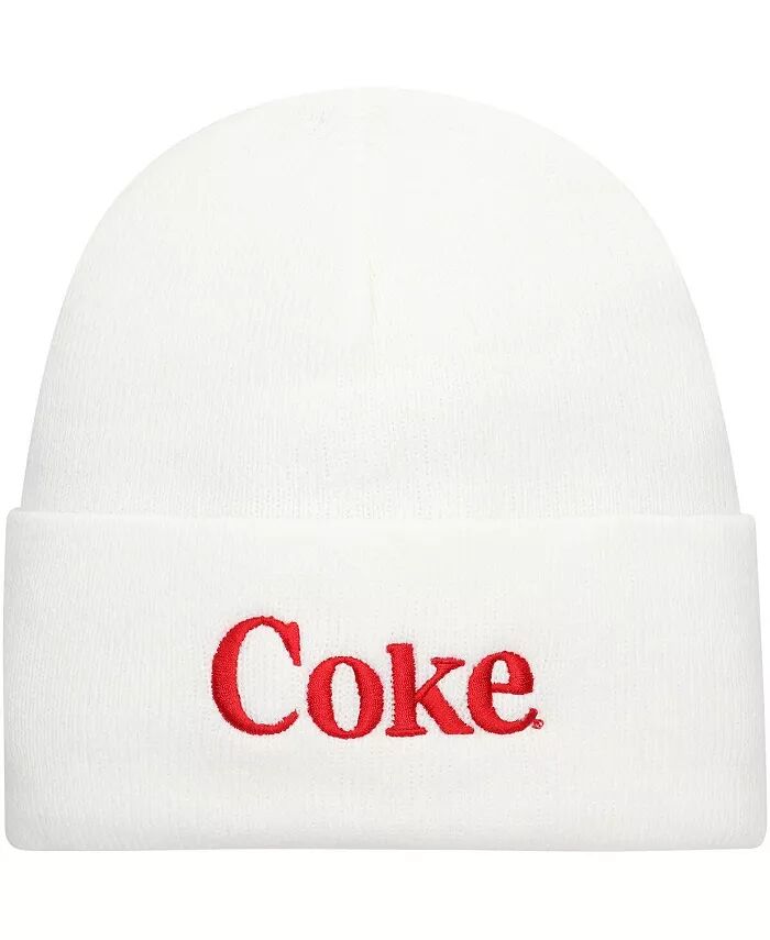 

Мужская белая вязаная шапка с манжетами Coca-Cola American Needle