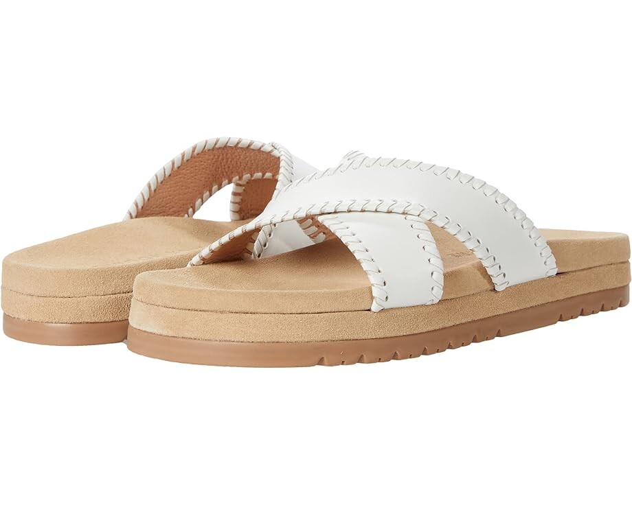 

Сандалии Jack Rogers Lexi Crisscross Sandal, цвет White/White