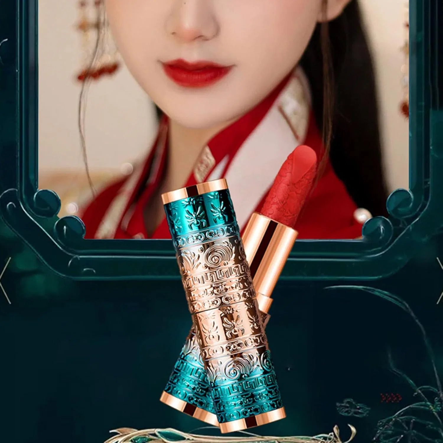 Губная помада матовая Lip Tint Opera объем 1 шт цвет D — фото 2