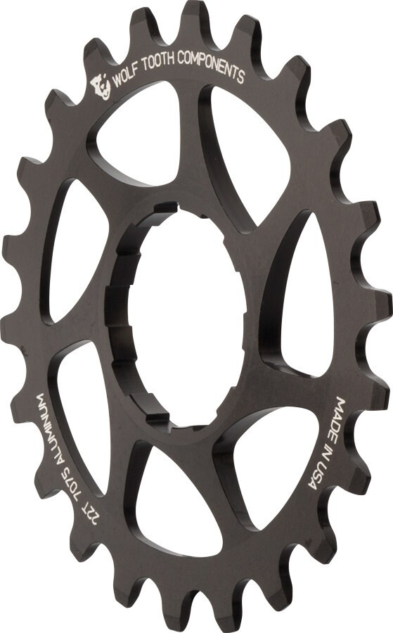 

Односкоростной алюминиевый винтик Wolf Tooth Components, черный