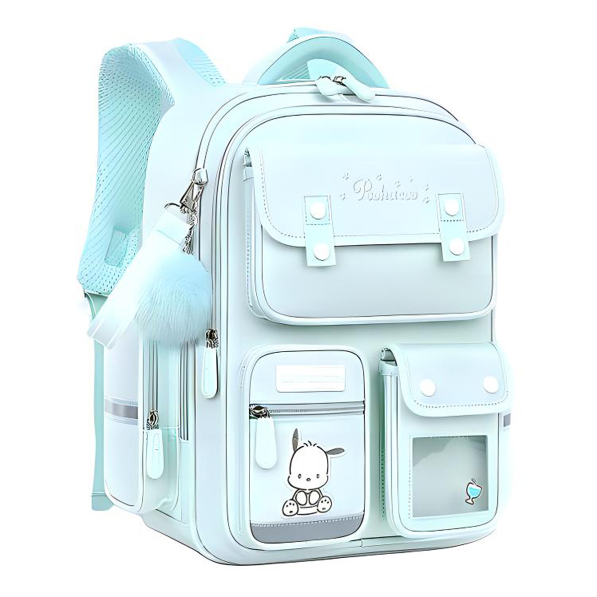 

Sanrio Детский рюкзак из полиэстера, Green Pochacco