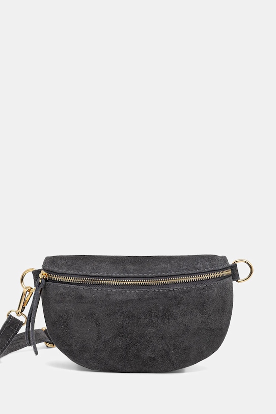 

Замшевая поясная сумка Answear Lab Answear.Lab, серый