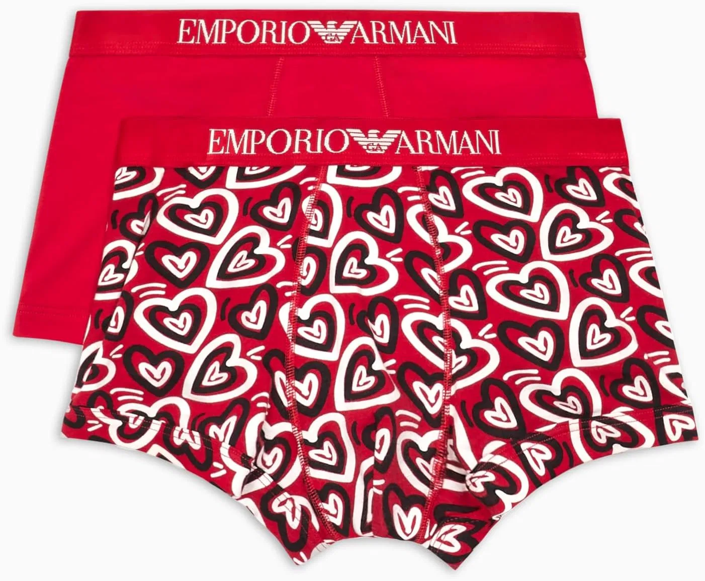 Трусы Emporio Armani, Print Hearts/Scooter — фото 4