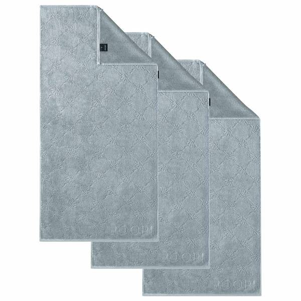 

Полотенце для рук Joop! Uni Cornflower 3er Pack, 100x10x50 см цвет platin