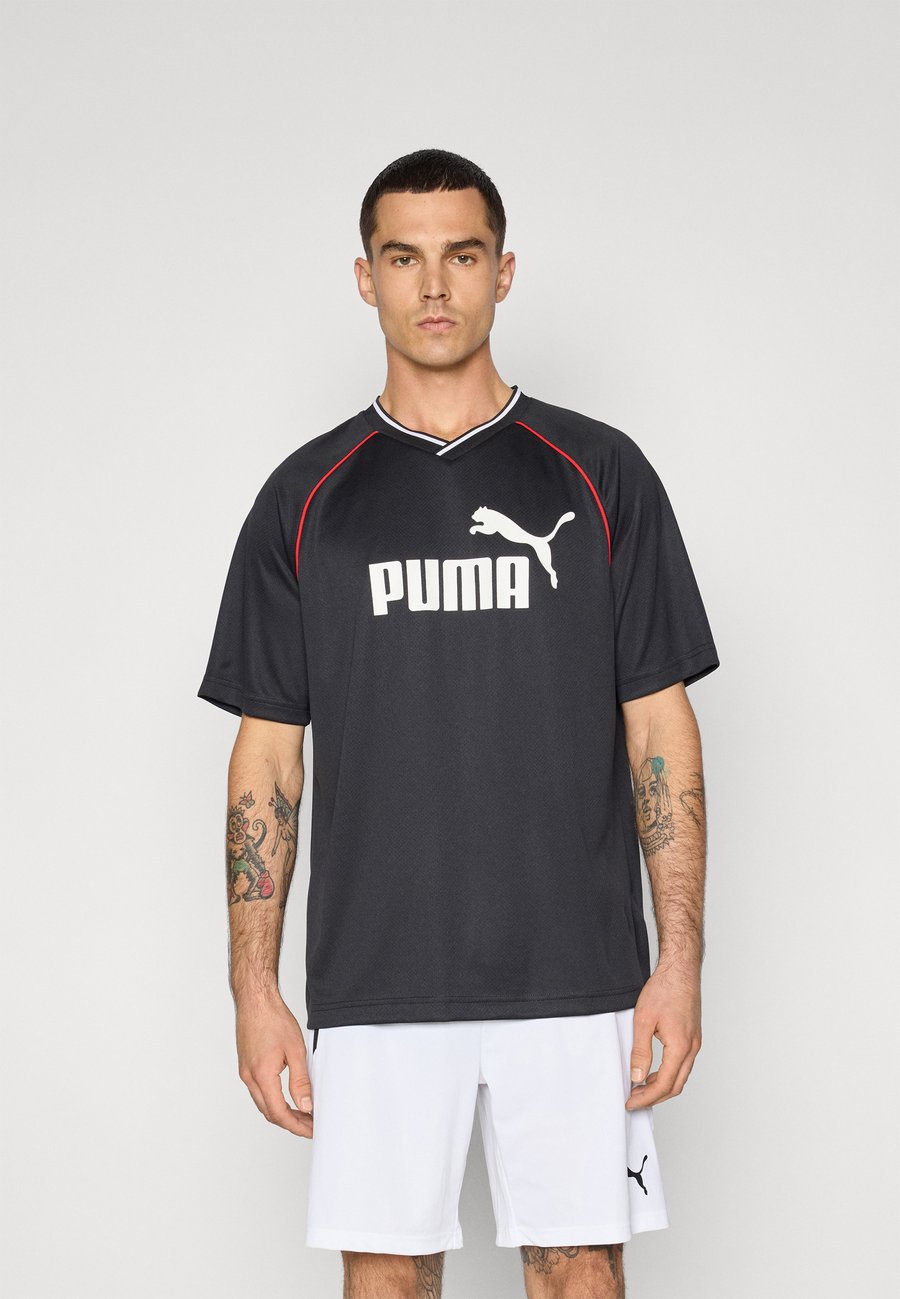 

Футболка Puma ESS COLLARED, Black, Черный, Футболка Puma ESS COLLARED, Black