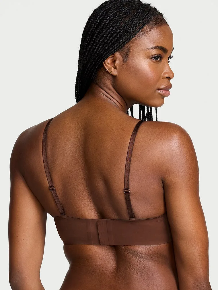 Бюстгальтер без бретелей в форме сердца с легкой подкладкой Victoria'S Secret Bare, Smooth Ganache — фото 2