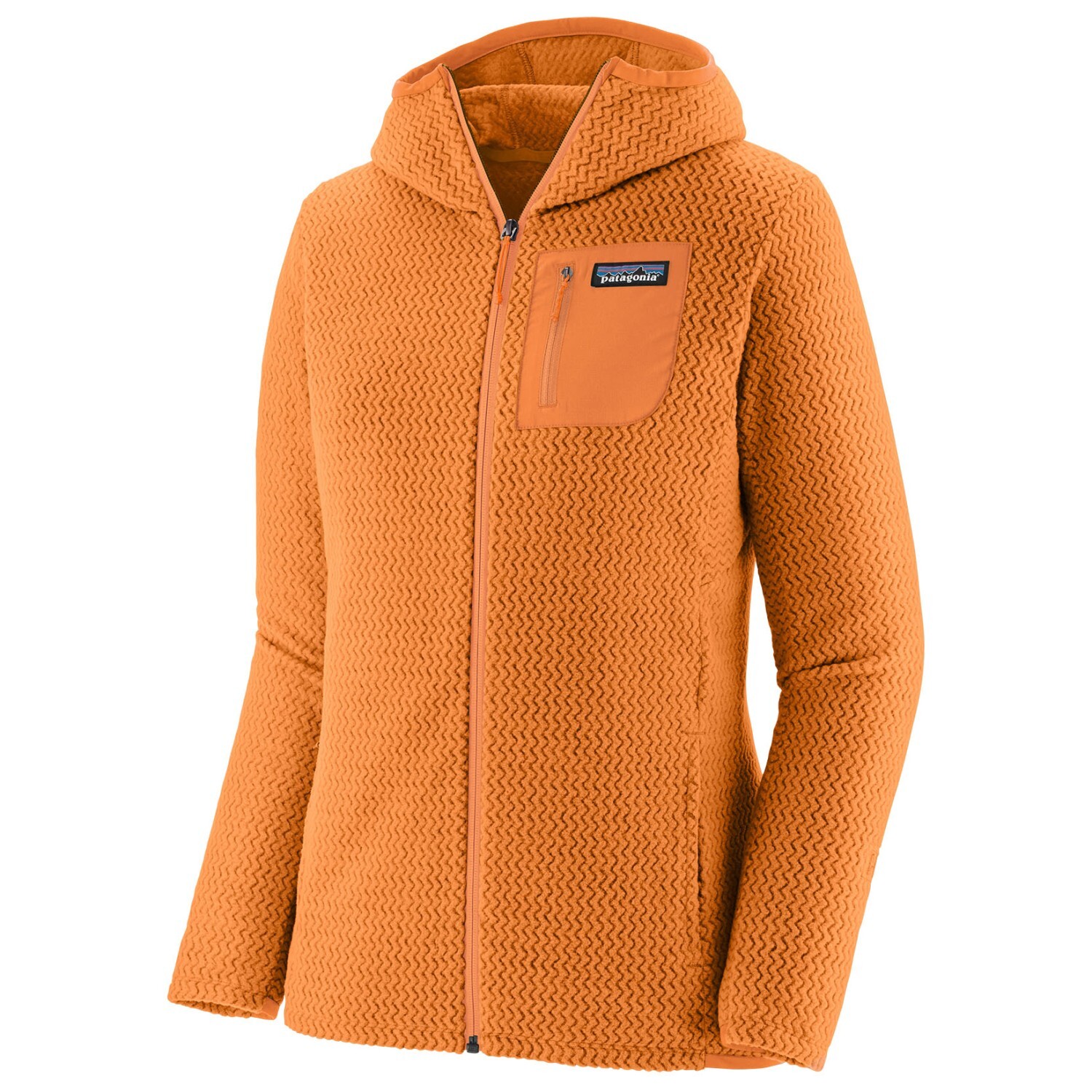 

Флисовая куртка Patagonia R1 Air Full-Zip Hoody, цвет Vivid Apricot