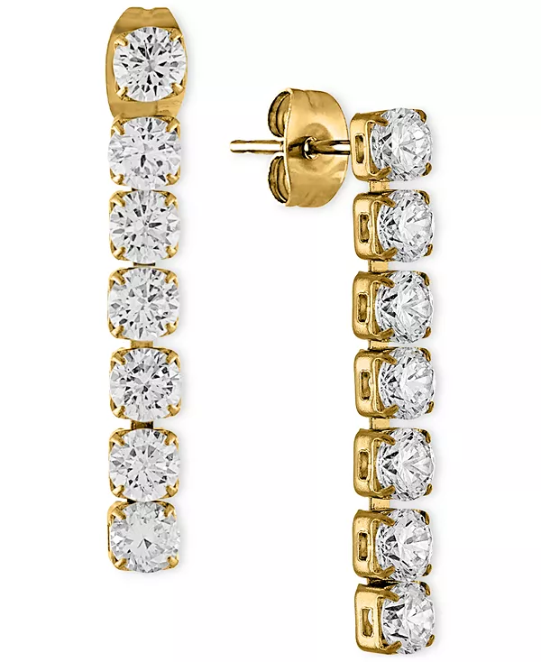 

Теннисные серьги-капли Oma The Label, gold