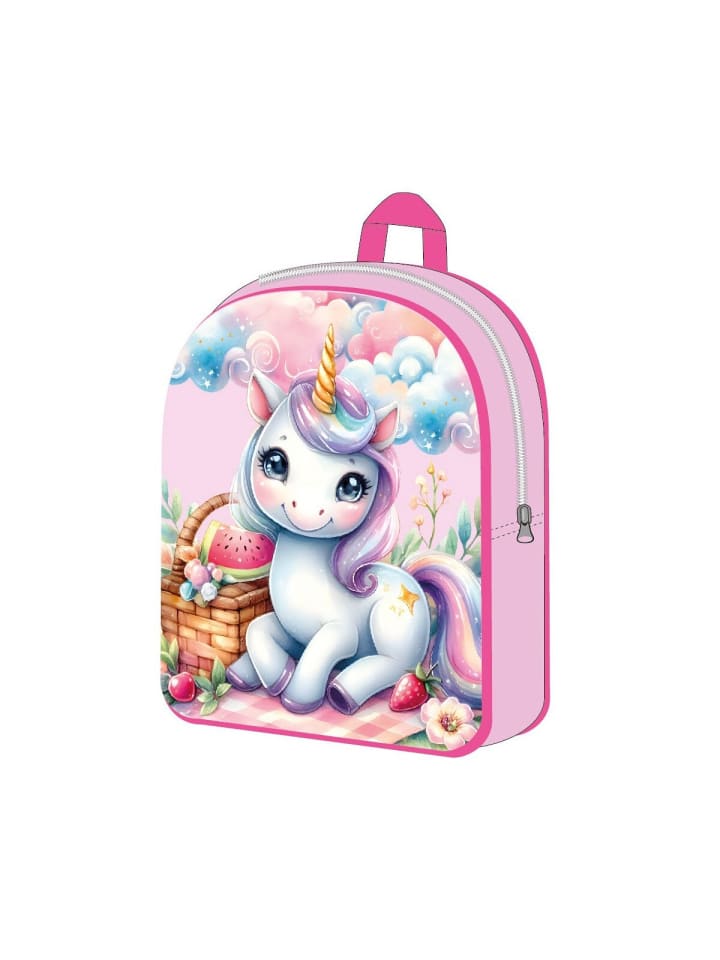 

Детский рюкзак - «Облака», 30 см, радужный Einhorn